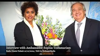 EmbassyMedia - Radio Dimtsi Hafash Interview with Ambassador Sophia Tesfamariam