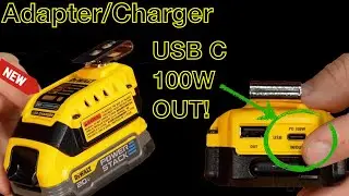 Dewalt dcb094k USB C 100W Power Supply and Charger DCB094K,  Can It Actually Output 100W?