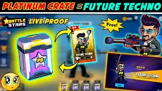 PLATINUM CRATE SE FUTURE TECHNO KAISE NIKALE || HOW TO GET FUTURE TECHNO FREE IN BATTLE STARS