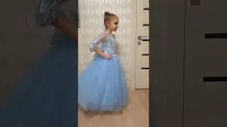 Шикарное платье на выпускной в садик