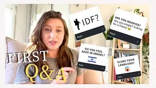 My FIRST Q&A!!! Questions to an Israeli-Jew living in Israel | Israel Vlog 99