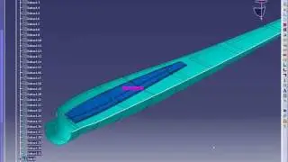 PAM-RTM for CATIA V5 demo: Injection of a wind blade