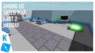 Recreating the SKELD MAP from Among Us in Roblox Studio | Part2 Medbay