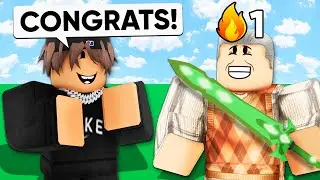 I Got My DAD His FIRST Ever WIN.. (Roblox BedWars)