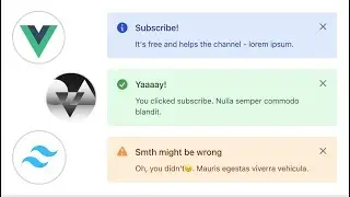 Beautiful Alert Component with TailwindCSS, Vue & CVA