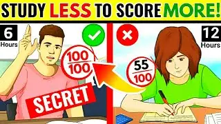 6 SECRETS : Score Highest Marks With LESS Study | How to Study MORE in LESS TIME 🔥 SECRET TIPS