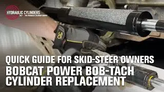 Bobcat Power Bob-Tach Hydraulic Cylinder Replaced with Premium Aftermarket Cylinder