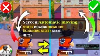 fix screen shaking issue During fire in Bgmi & Pubg l Bgmi screen Automatic moving shake solution