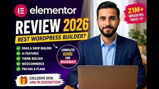 Elementor Review 2026 🔥 Best WordPress Website Builder for Beginners & Agencies?