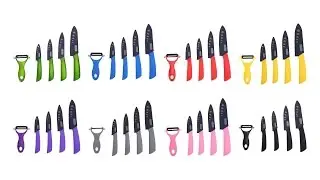 Set Ceramic Knives with Peeler GearBest