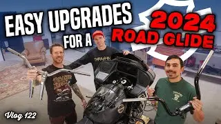 Fast & Easy Upgrades On A 2024 Harley Road Glide! - Vlog 122