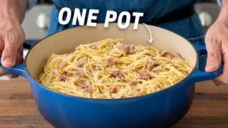 The Faster BETTER way to make Carbonara (25 Mins!)