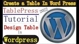 Tablepress || How to create a Table in WordPress | TablePress Complete Setting In Wordpress