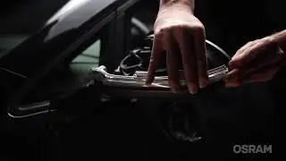 How to install OSRAM LEDriving Dynamic Mirror Indicator VW Golf VII - Video Installation (DE)