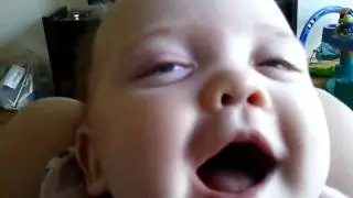 Jo laughing