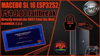 PS4 MACEDO Super Light 16 ESP32-S2 HOST | GoldHEN 2.2.4 | Web installer ESP32S2 | PS4 9.00 Jailbreak