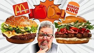 MACHT ES DIESES MAL BESSER? MCDONALDS GEGEN BURGERKING - Grand Cheese'n'Beef vs Grana Padano Beef!