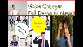 Change your voice in Zoom , Skype , Video Call, Skype and many more|Full Tutorial in Nepali