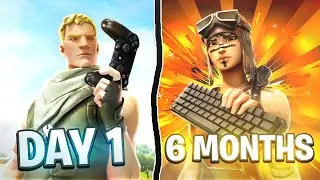My 6 Month progression On Keyboard And Mouse From Controller(Fortnite)