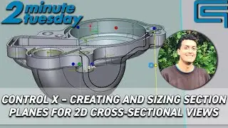 Control X – Creating and Sizing Section Planes for 2D Cross-Sectional Views | 2 Minute Tuesday