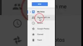 Google Drive - (silent recording) Find the Shared With Me files