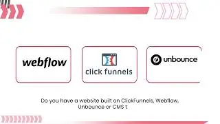 Website Speed Optimization for ClickFunnels, Webflow and Unbounce | Make your website load faster.