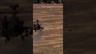 AH-64 Apache Takes Out Tank with Spike Missile