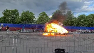 Monster Truck Show at Saab Arena in Linkoping Sweden by Aranis-Klaas.