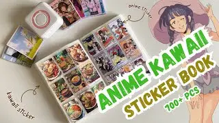 kawaii stickers : How to make anime kawaii sticker book | #kawaii #craftideas #anime