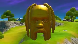 Bounce off of different giant Astro heads Guide (All 5 Locations) – Fortnite Travis Scott Challenges