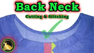 Back Neck cutting and stitching | Piche ka gala Banane ka Asan Tarika | Back Neck Design | Tutorial