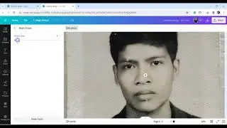 Photo Restoration using Canva