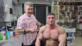 MUSCULAR FIT CLIENT ASMR: SCALP, NECK, EAR & SHOULDER MASSAGE! 