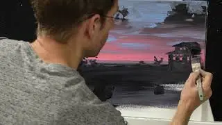 How To Paint A Dusk Scene