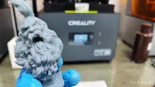 Test ACF high-speed film on next Level desktop resin printer-Creality Halot mage pro