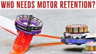 POOR Man's PO-PO System 🤔 Flying WITHOUT Motor Retention - Brushless Drone Motor no C-clip