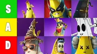 Ranking EVERY Peely Fortnite Skin!