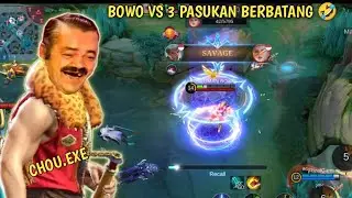CHOUBOWO.EXE - SUPER BOWO VS 3 PASUKAN BERBATANG 🤣