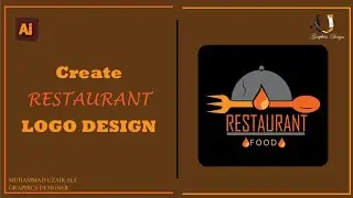 How to create restaurant & food Logo | Logo design in illustrator toutrial 2025