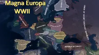 Hoi4 WWII Magna Europa timelapse 1936-1945