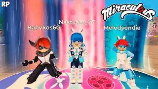 ALL NEW TRANSFORMATION DO GRUPO NO MIRACULOUS RP - MIRACULOUS ROBLOX!
