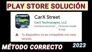 NO TE PREOCUPES 3 MINUTOS ✅ Tu dispositivo no es compatible con esta versión Carx Street
