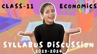 Syllabus 2023-2024 | Class-11 | Economics | CBSE | Study Pro |