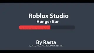 Roblox Studio Как сделать полоску голода? Guide #1