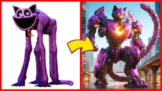 Poppy Playtime Chapter 3 as Transformers - All Characters (Smiling Critters, Dogday, Catnap)