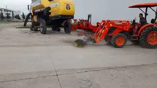 Kuzeytek Süpürge ataçmanlı ön yükleyici kubota mk5000 2023