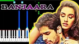 Banjaara Ek Villain 2014 Piano Tutorial Instrumental Cover @pianoz