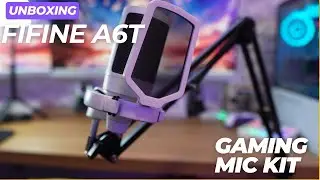 Upgrading My Girlfriend's Gaming Setup with the Fifine A6T Gaming Microphone!