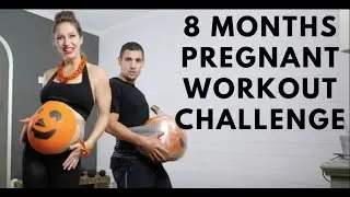 8 MONTH PREGNANT WORKOUT CHALLENGE!