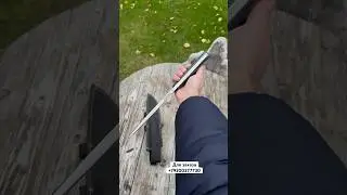 Мощный тактический нож Ахиллес 😈    Угадайте сколько мм обух⁉️   #тактическоеснаряжение #bushcraft